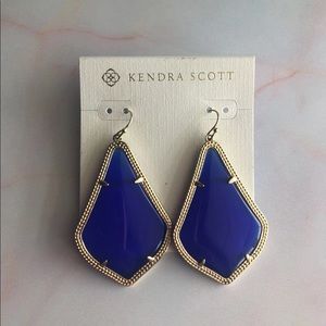Alexandra Earrings in Cobalt
